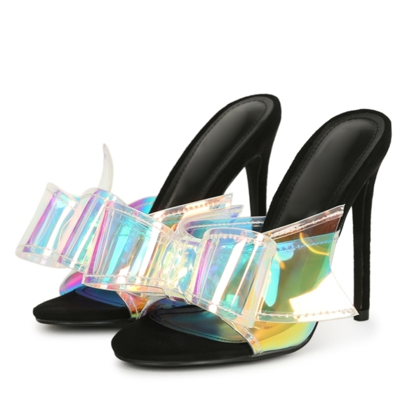 💞6, 7, 8 💞 Cinderella multicolored clear HEELS- - Picture 8 of 10